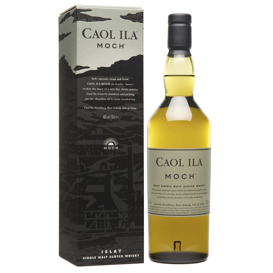 Віскі Caol ila Moch Single Malt Scotch Whisky, в подарунковій упаковці, 43%, 0,7 л - фото 1