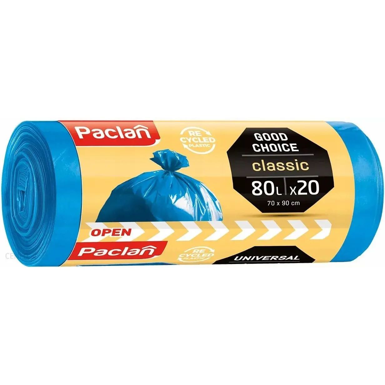 Мешки для мусора Paclan Classic 80 л, 20 шт. (5900942132140) - фото 1