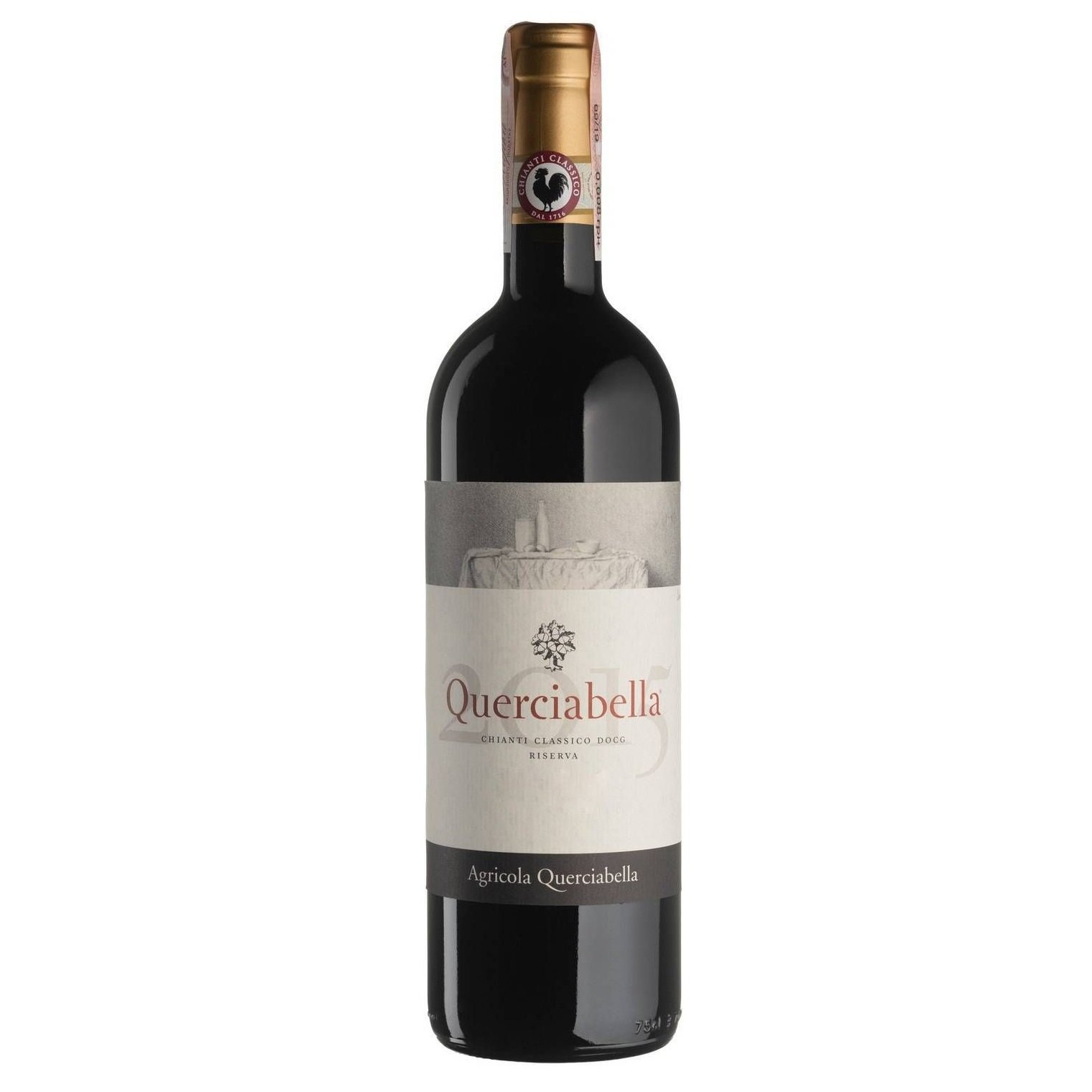 Вино Querciabella Chianti Classico Riserva 2018, красное, сухое, 0,75 л (R3565) - фото 1