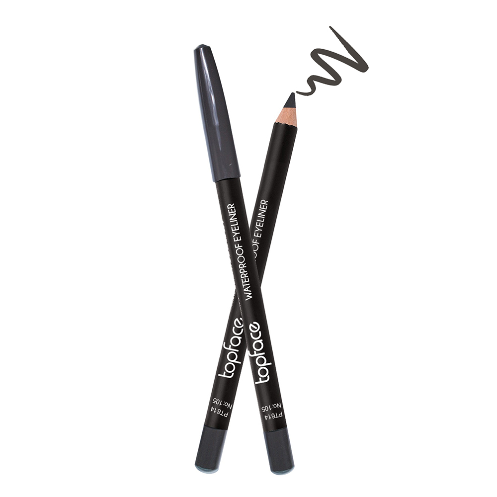 Олівець для очей TopFace Waterproof Eyeliner водостійкий PT614 відтінок 105, 1.14 г - фото 2