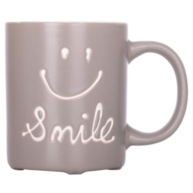 Чашка Limited Edition Smile, 330 мл, серый (JH6634-4) - фото 1