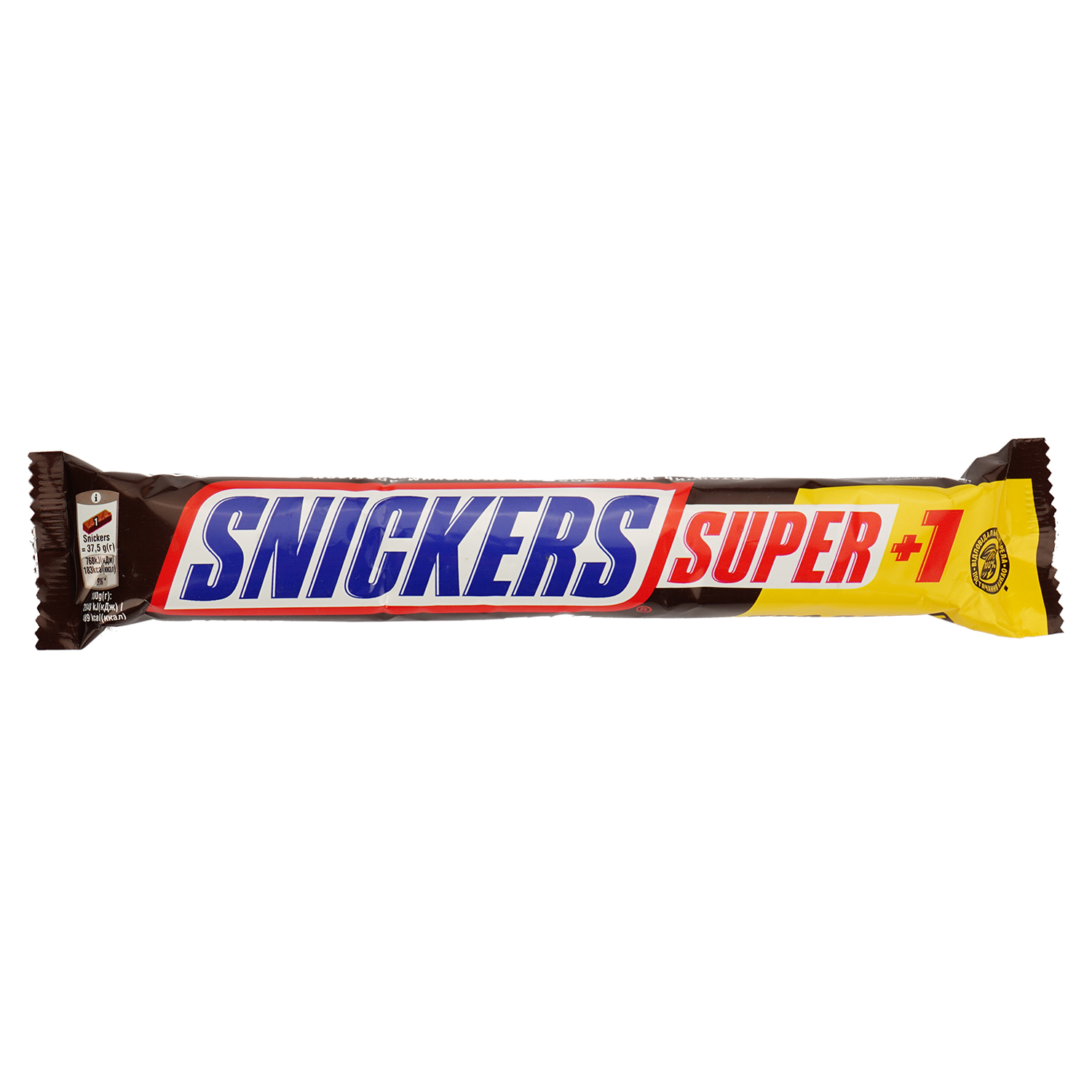 Батончик Snickers Super +1 з арахісом 112 г купити у Києві, Україні ...