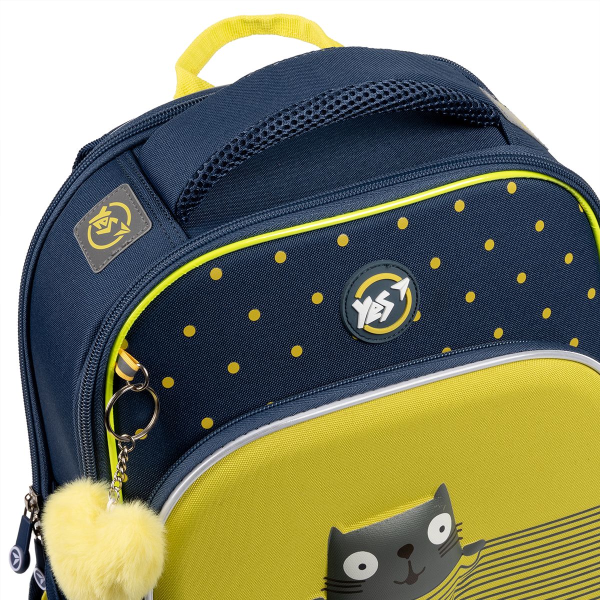 Рюкзак каркасний Yes S-78 Kitty, серый с желтым (559388) - фото 10