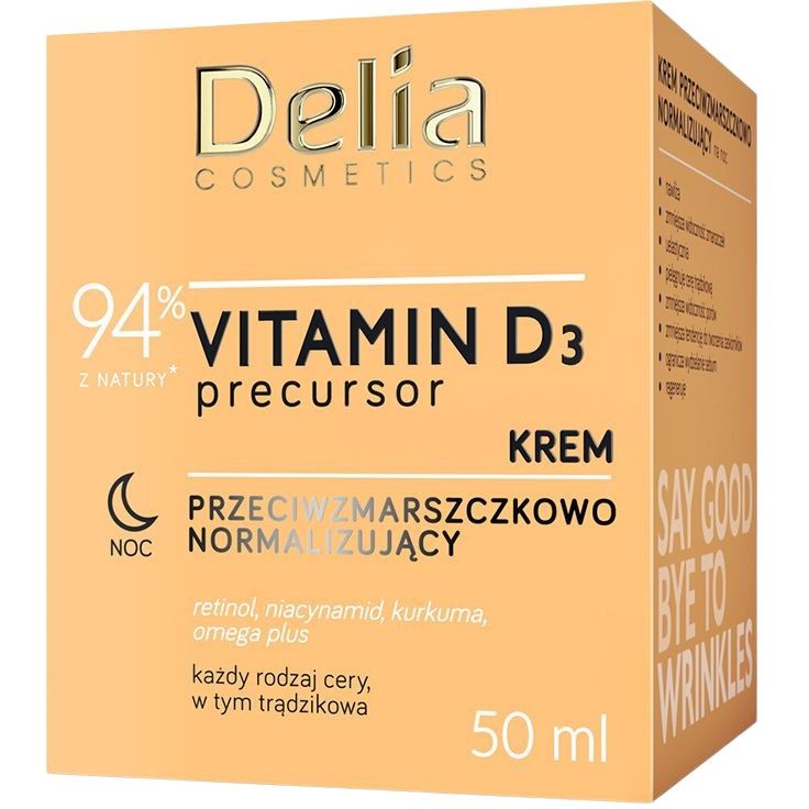 Крем ночной Delia Cosmetics Vitamin D3 против морщин 50 мл - фото 2