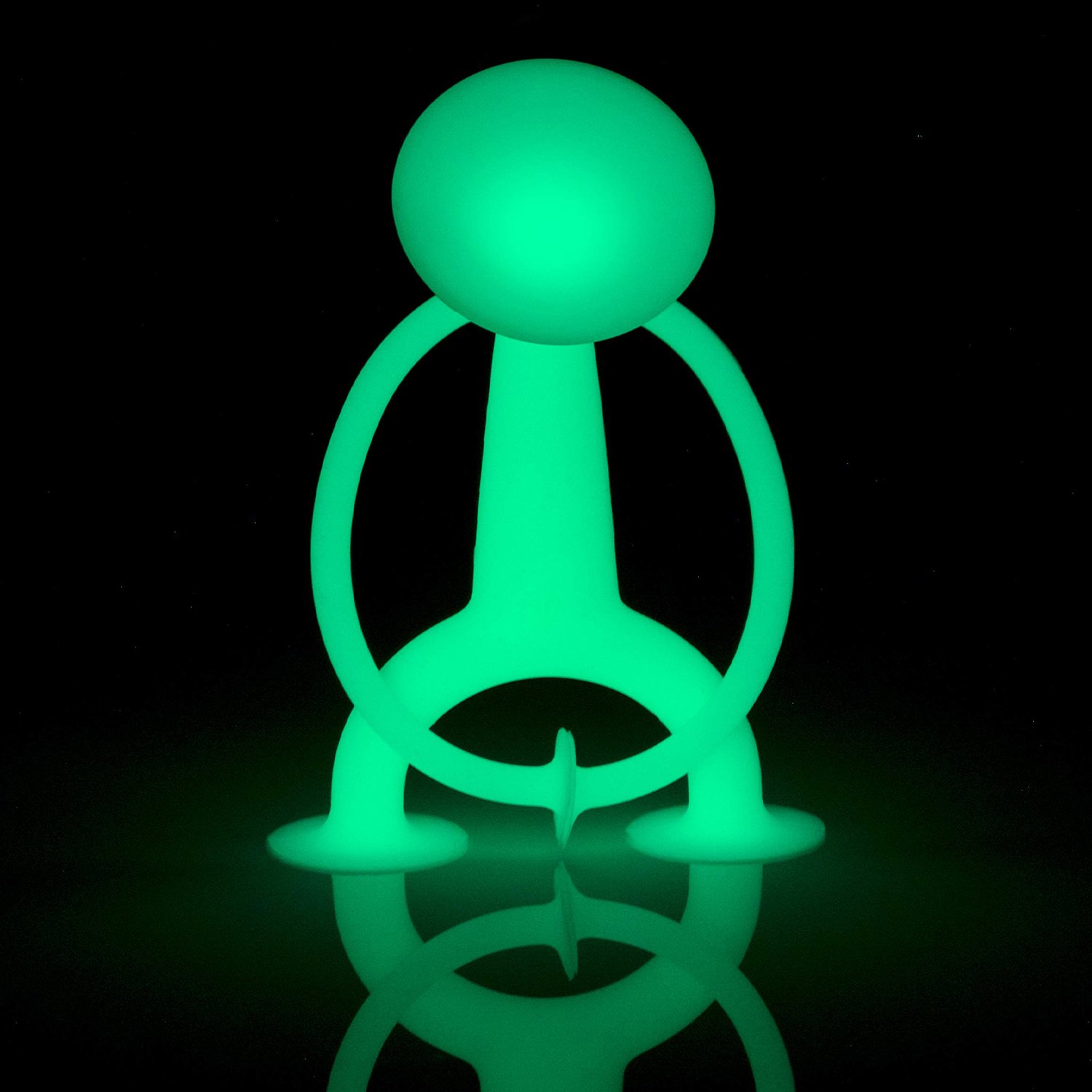 Игрушка-антистресс Moluk Уги взрослый Glow, 13 см, флуоресцентная, зеленая (43110) - фото 4