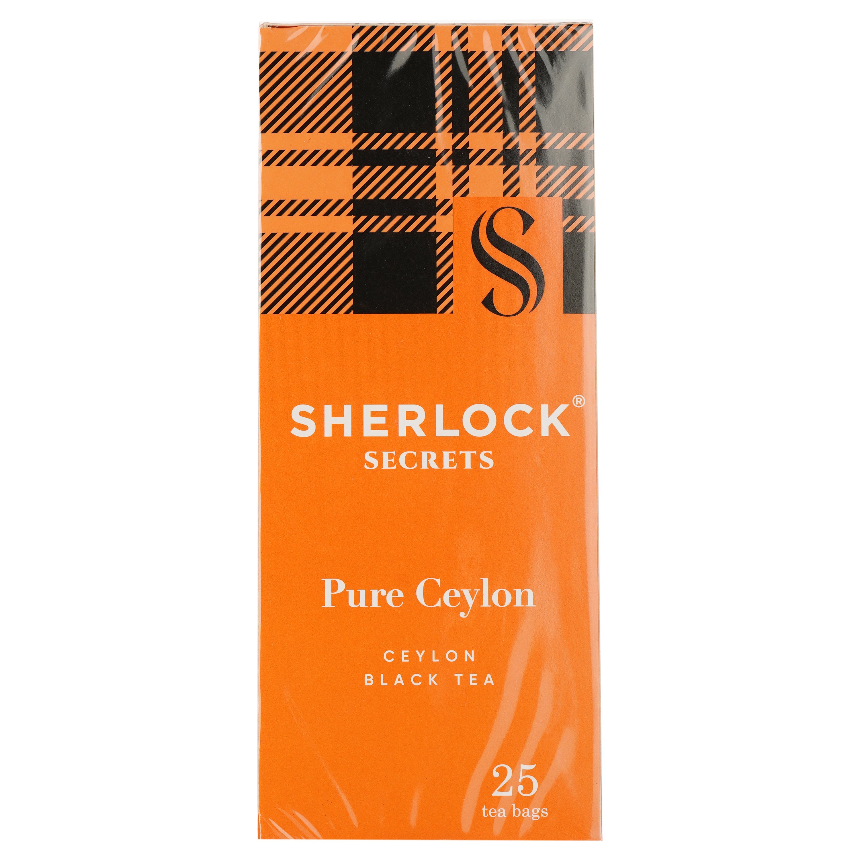 Чай черный Sherlock Secrets Pure Ceylon цейлонский, 25 пакетиков (920157) - фото 1