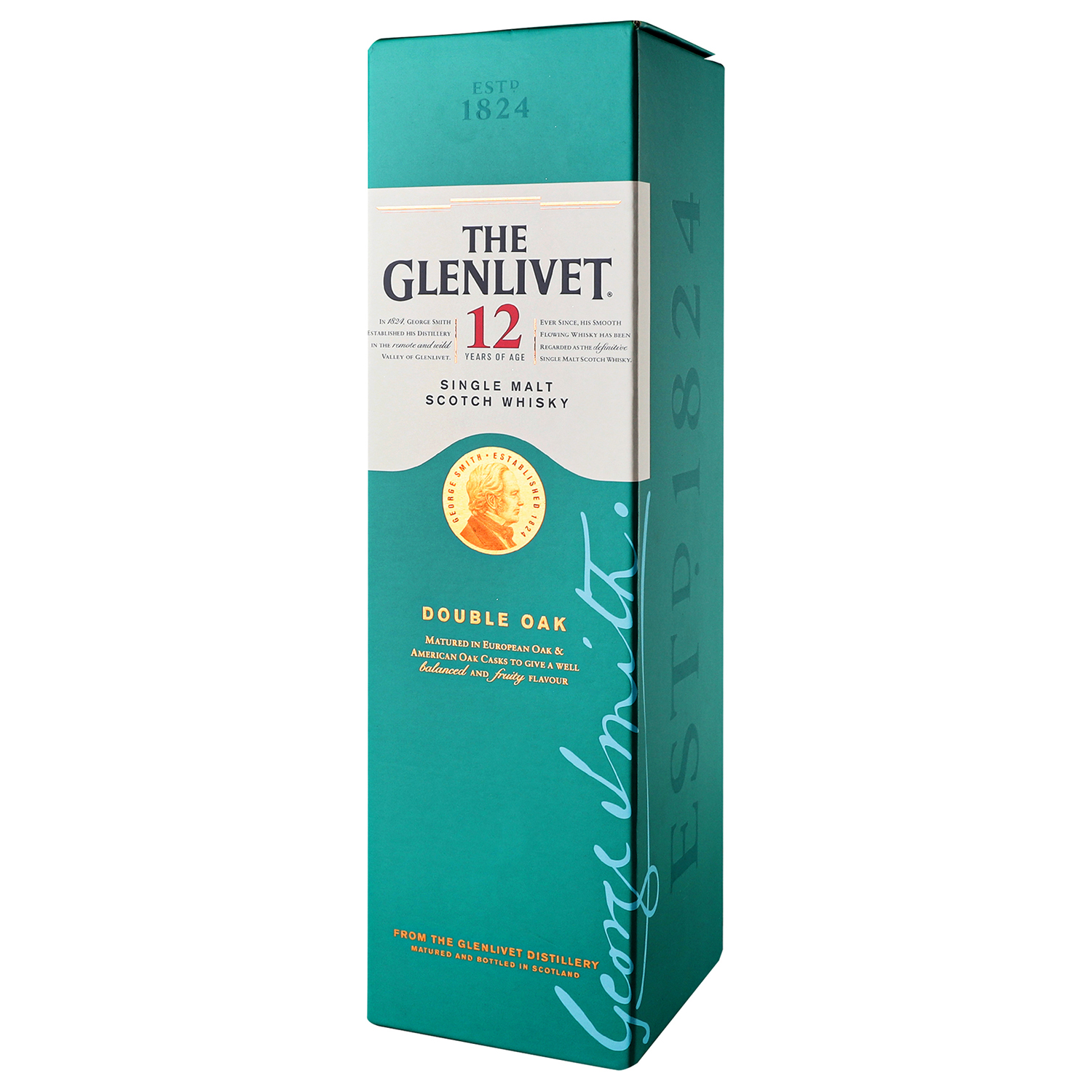 Віскі The Glenlivet 12 yo, в подарунковій упаковці, 40%, 0,7 л (605410) - фото 2