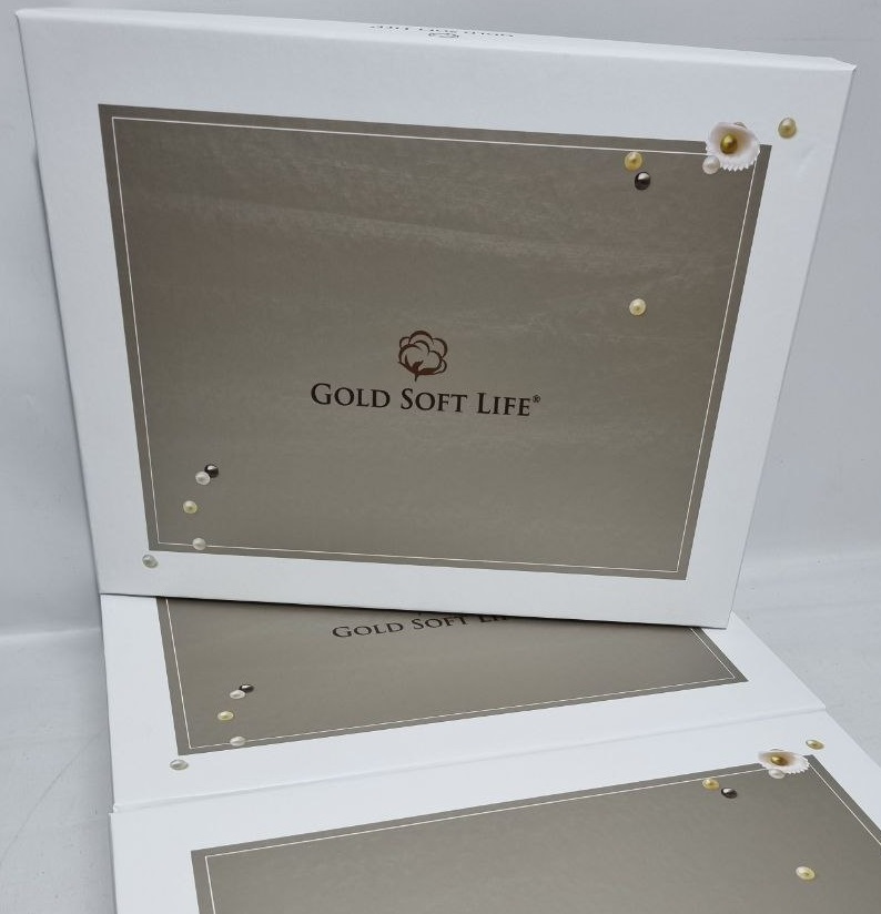 Комплект постільної білизни Gold Soft Life Сімейний 000271192 - фото 4