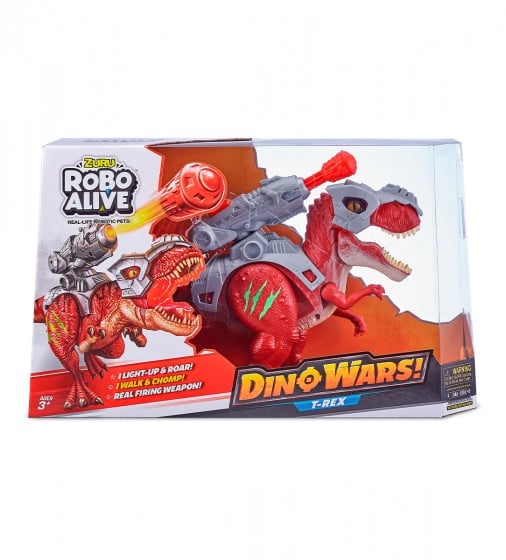 Інтерактивна іграшка Robo Alive Війна Динозаврів Бойовий Тиранозавр (7132) - фото 5