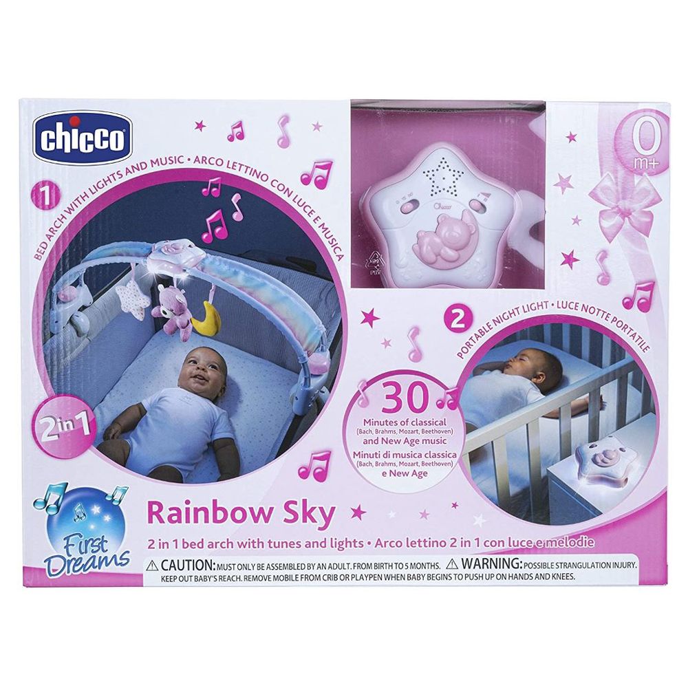 Музыкальная дуга для кроватки Chicco Радужное сияние (10473.10) - фото 2