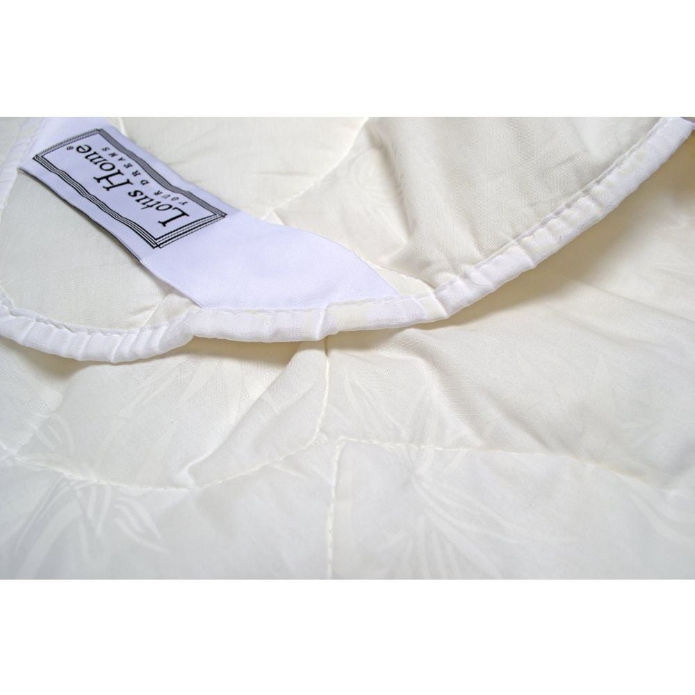 Одеяло антиаллергенное Lotus Home Bamboo Extra, полуторное, 215х155 см, молочное (svt-2000022289801) - фото 3