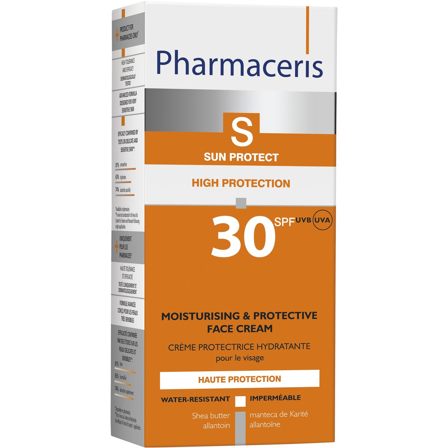 Зволожуючий сонцезахисний крем для обличчя Pharmaceris S Sun Protect SPF30, 50 мл - фото 2