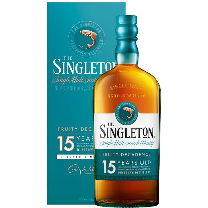 Виски Singleton of Dufftown 15 лет выдержки, 40%, 0,7 л (664952) - фото 1