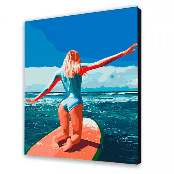 Картина за номерами ArtCraft Серфінг на Балі 40x50 см (10261-AC) - фото 2
