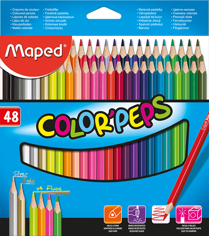 Олівці кольорові Maped Color peps Classic, 48 шт. (MP.832048) - фото 1