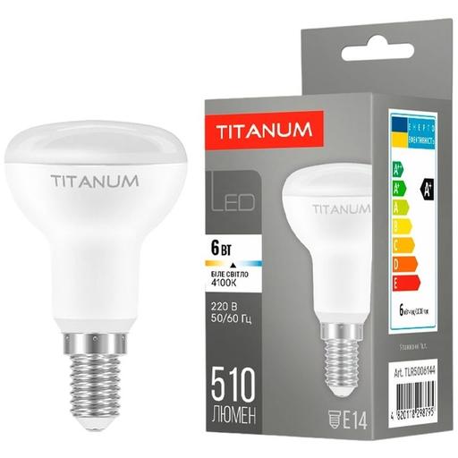 Светодиодная лампа Titanum LED R50 6W E14 4100K (TLR5006144) - фото 1