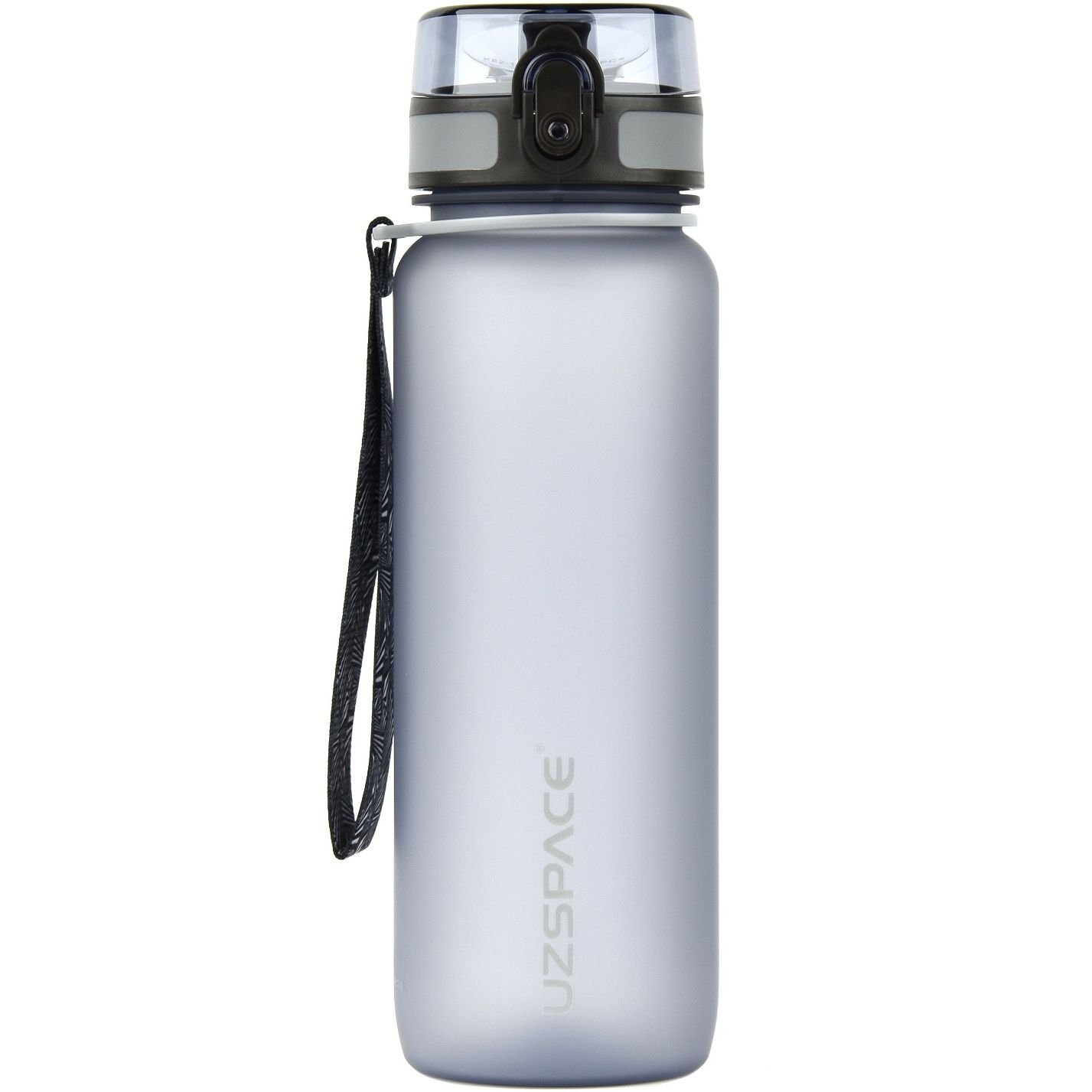 Бутылка для воды UZspace Colorful Frosted, 800 мл, серый (3053) - фото 1
