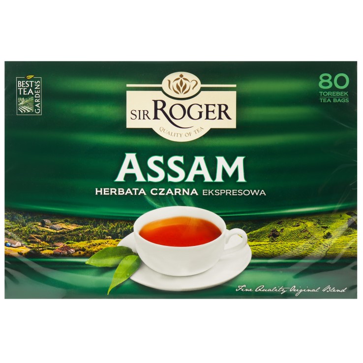 Чай чорний Sir Roger Assam, 136 г (80 шт. х 1.7 г) (895578) - фото 2