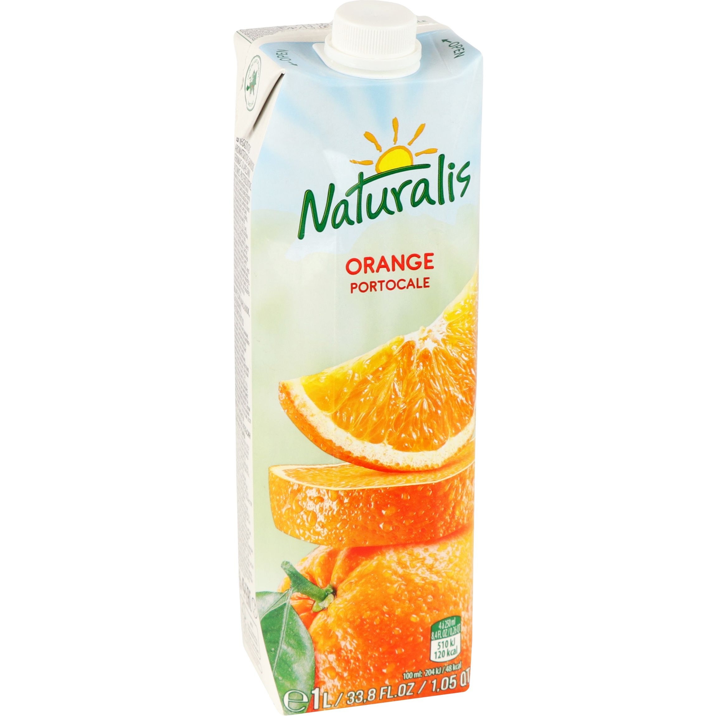 Напиток Naturalis Апельсиновый 1 л - фото 2