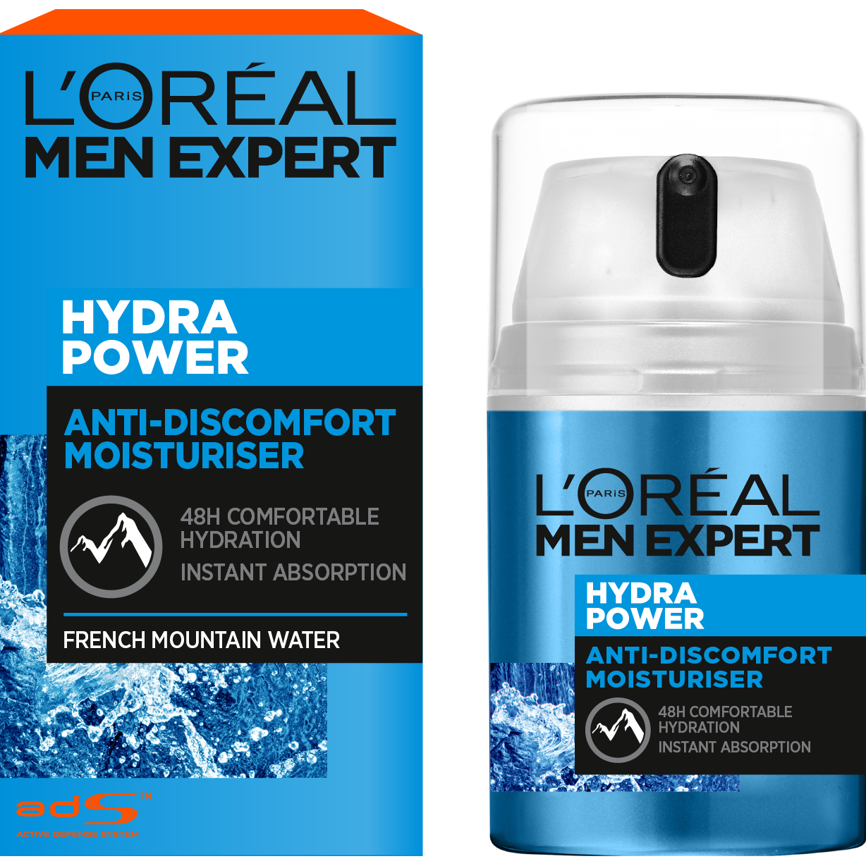 Увлажняющее средство L'oreal Paris Men Expert Hydra Power с освежающим эффектом для лица, 50 мл - фото 2