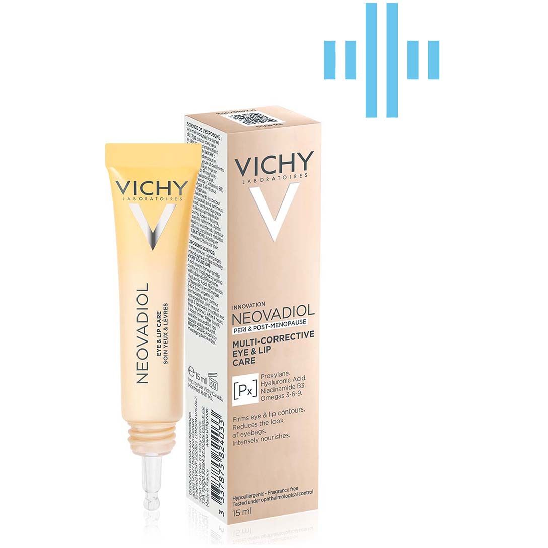 Мультикоригуючий засіб Vichy Neovadiol для розгладження зморшок та інтенсивного живлення шкіри навколо очей та губ, 15 мл - фото 1