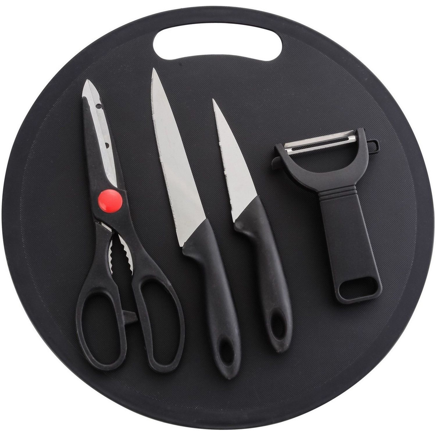 Набор ножей Bravo Chef Набор с доской, ножницами и овощечисткой (BC-5108/5) - фото 1