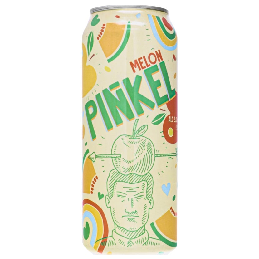 Напиток сброженный Pinkel С дыней и яблоком, 5%, 0,5 л (797388) - фото 1