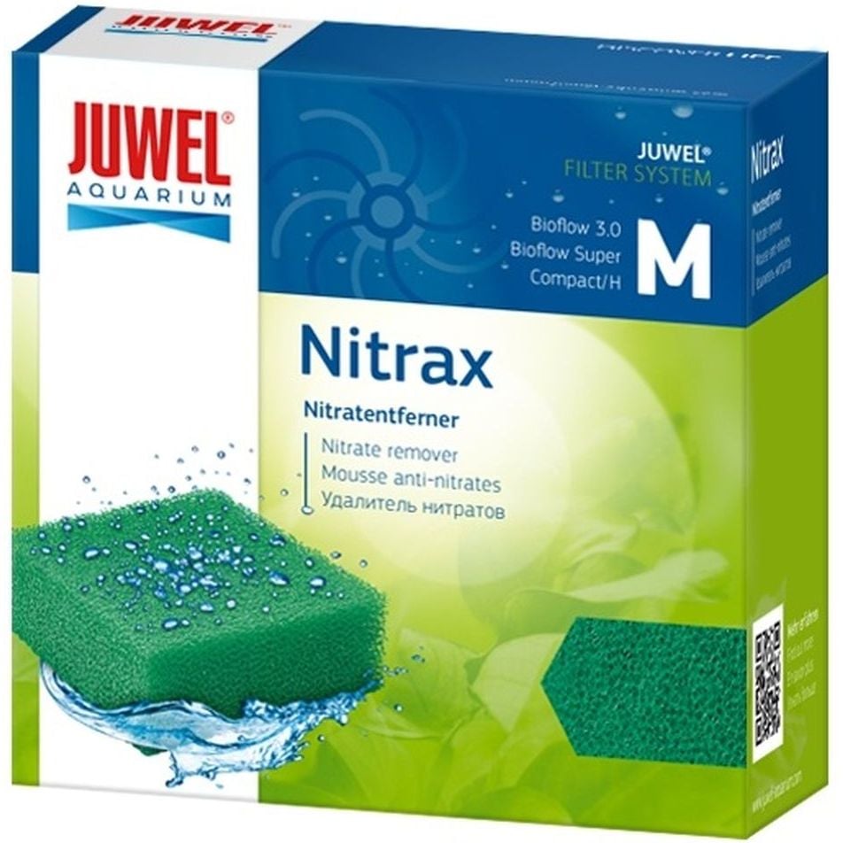 Вкладыш в фильтр губка Juwel Nitrax M, противонитратный, для внутреннего фильтра Bioflow M - фото 1