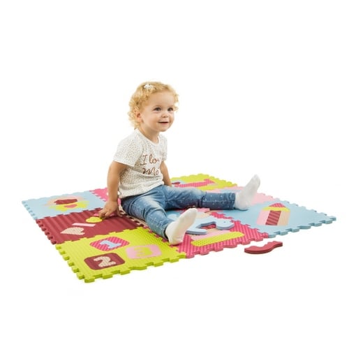 Игровой коврик-пазл Baby Great Интересные игрушки, 92х92 см (GB-M1707) - фото 3