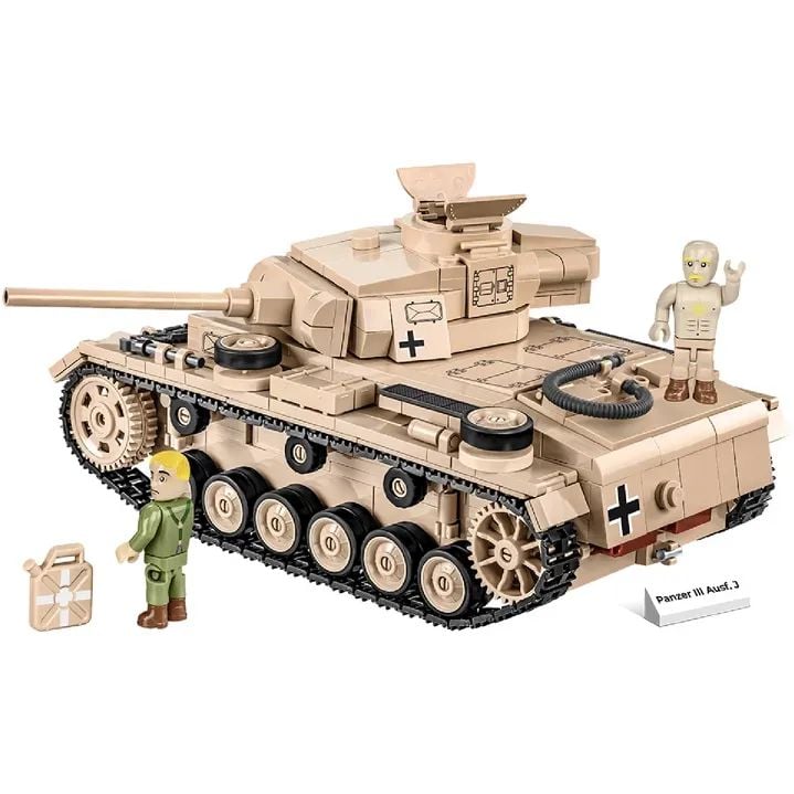 Конструктор Cobi Вторая Мировая Война Танк Panzer III, 780 деталей (COBI-2562) - фото 3