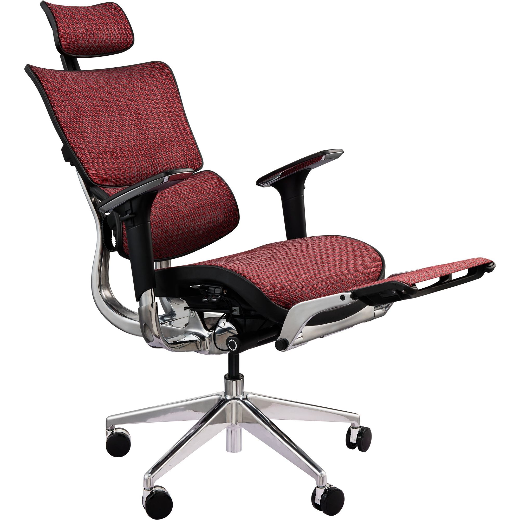 Офисное кресло GT Racer X-801L (W-82), красное (X-801L Red (W-82)) - фото 3