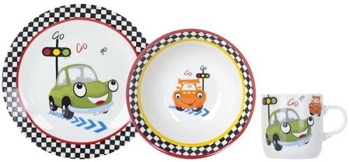 Набор детской посуды Limited Edition Funny Cars, 3 предмета (C298) - фото 1