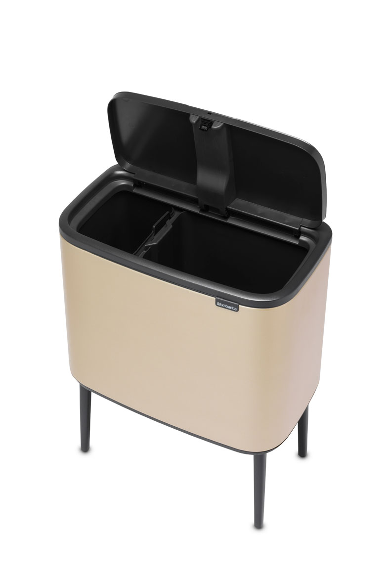 Бак для сміття Brabantia Touch Bin Bo, 34 л, бежевий (304620) - фото 3