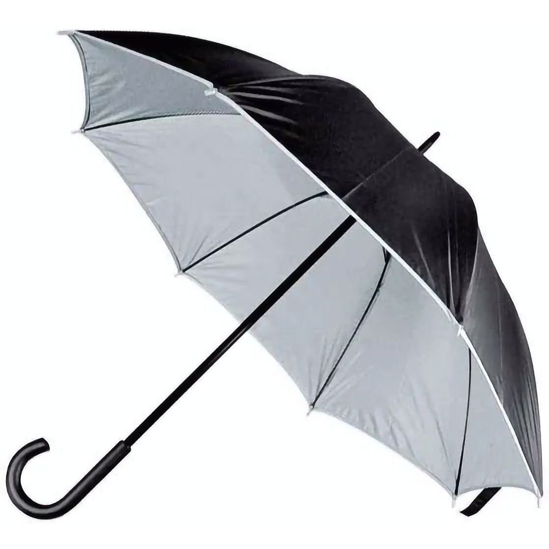 Зонт-трость Macma, черный с белым (4519707) - фото 1