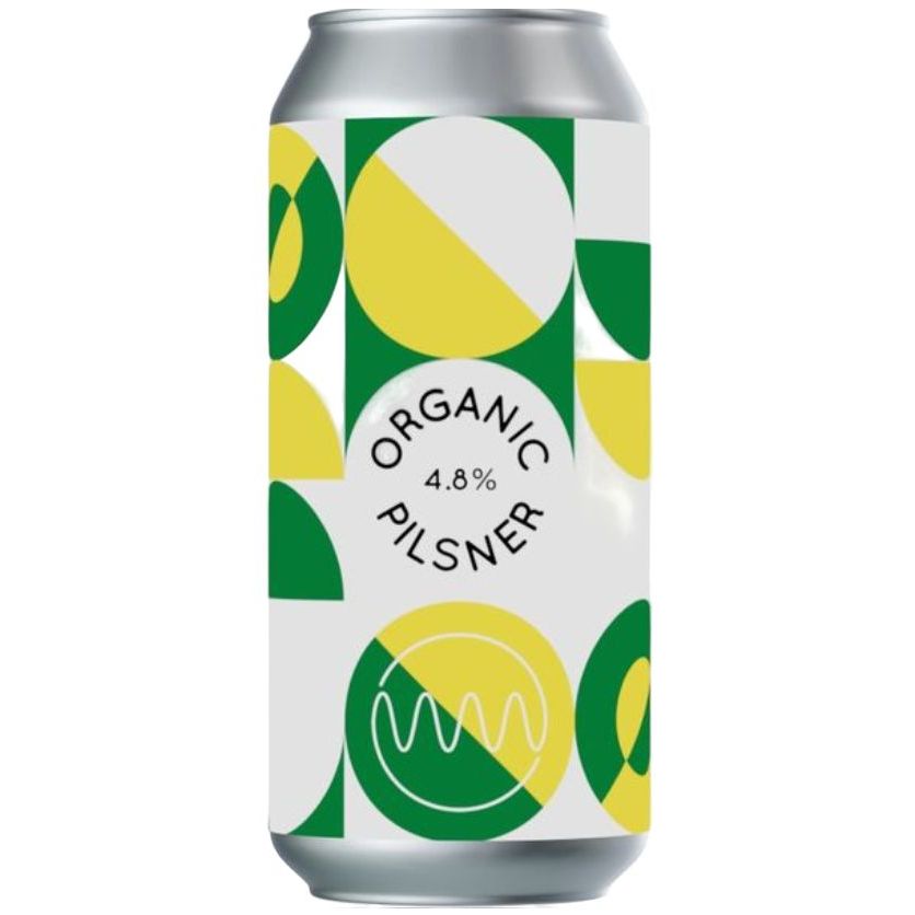 Пиво Gamma Organic Pilsner светлое 4.8%е 0.44 л ж/б - фото 1