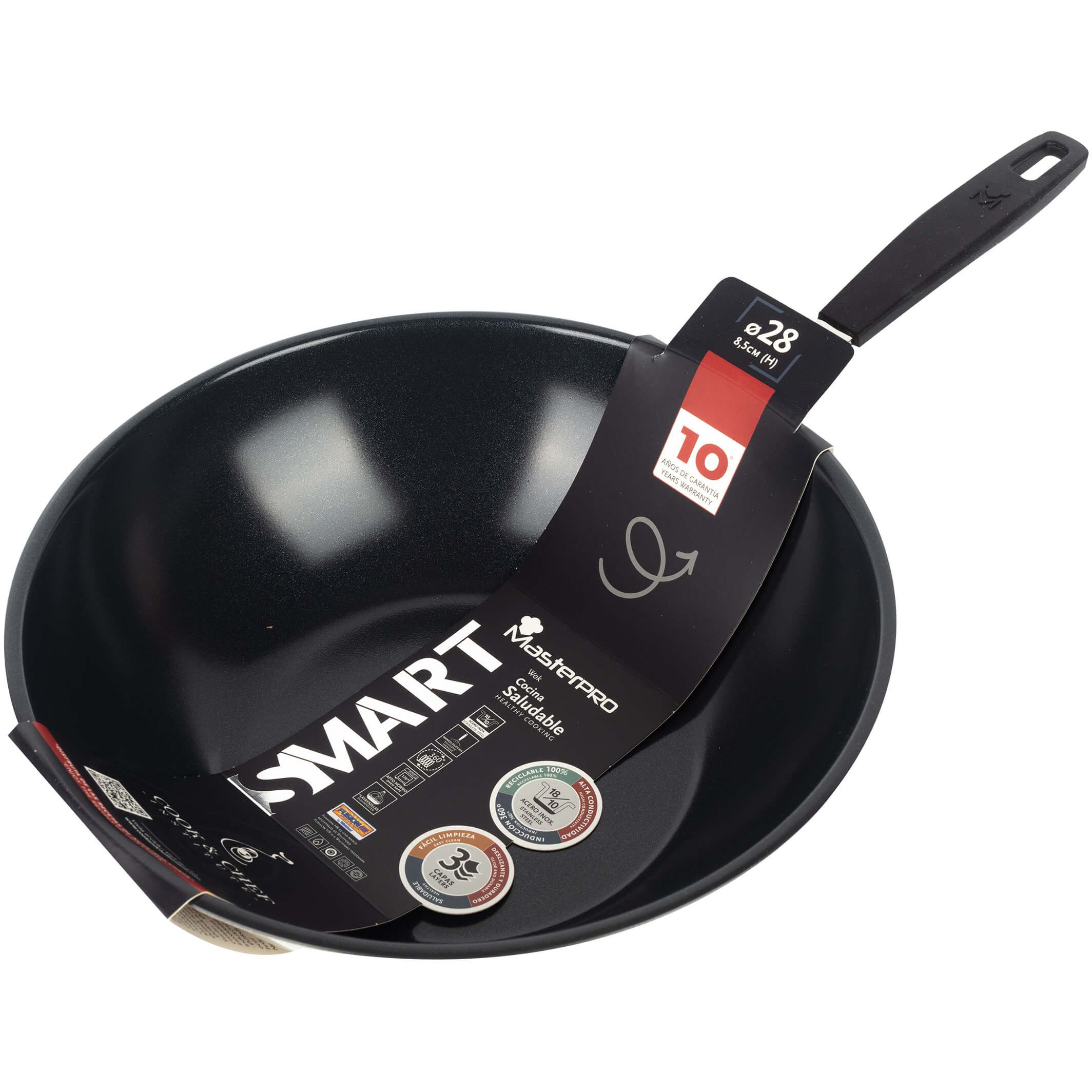 Сковорода вок MasterРro Smart 28 см (BGEU-3770) - фото 2