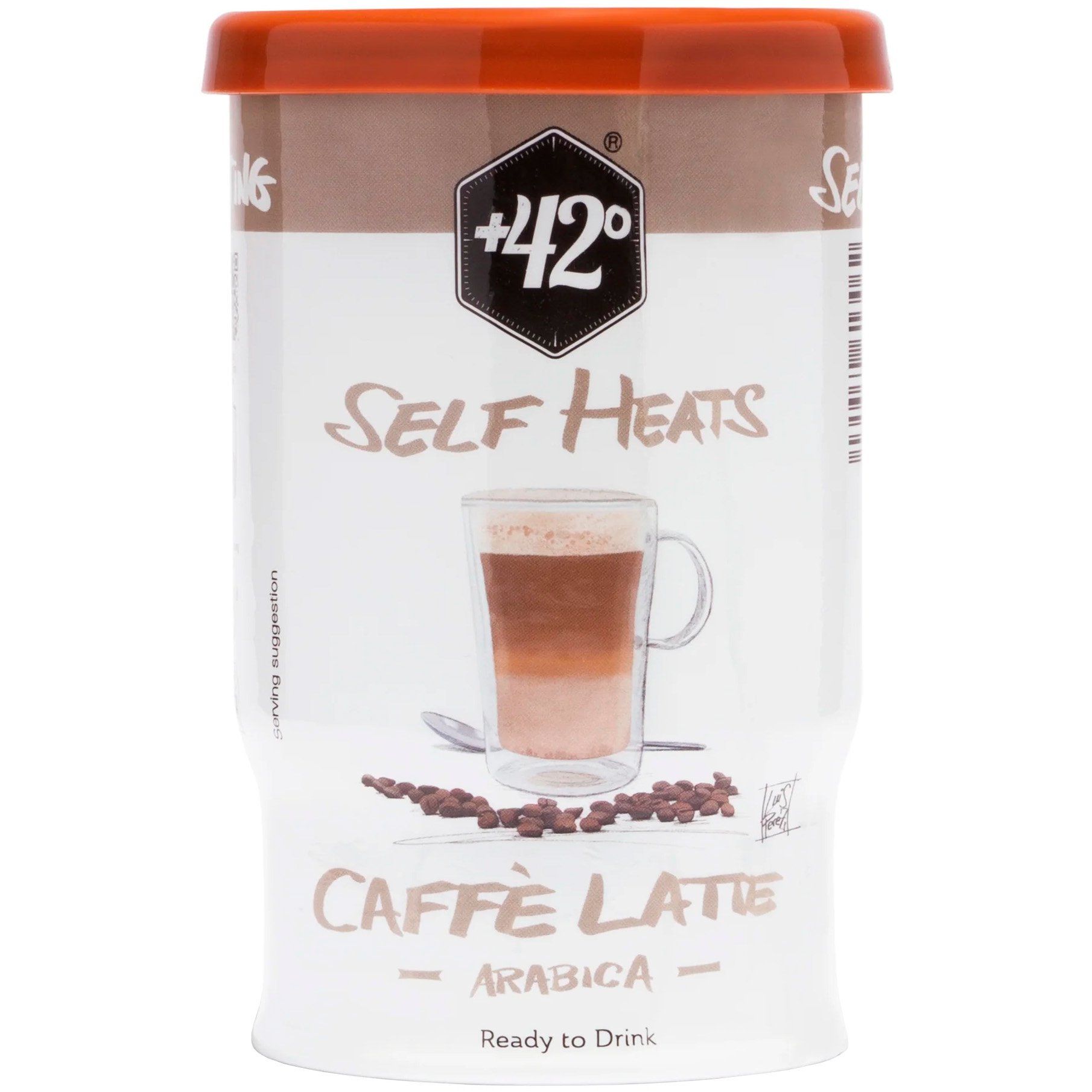 Кофейный напиток The 42 Degrees Caffe Latte Arabica 205 мл - фото 1