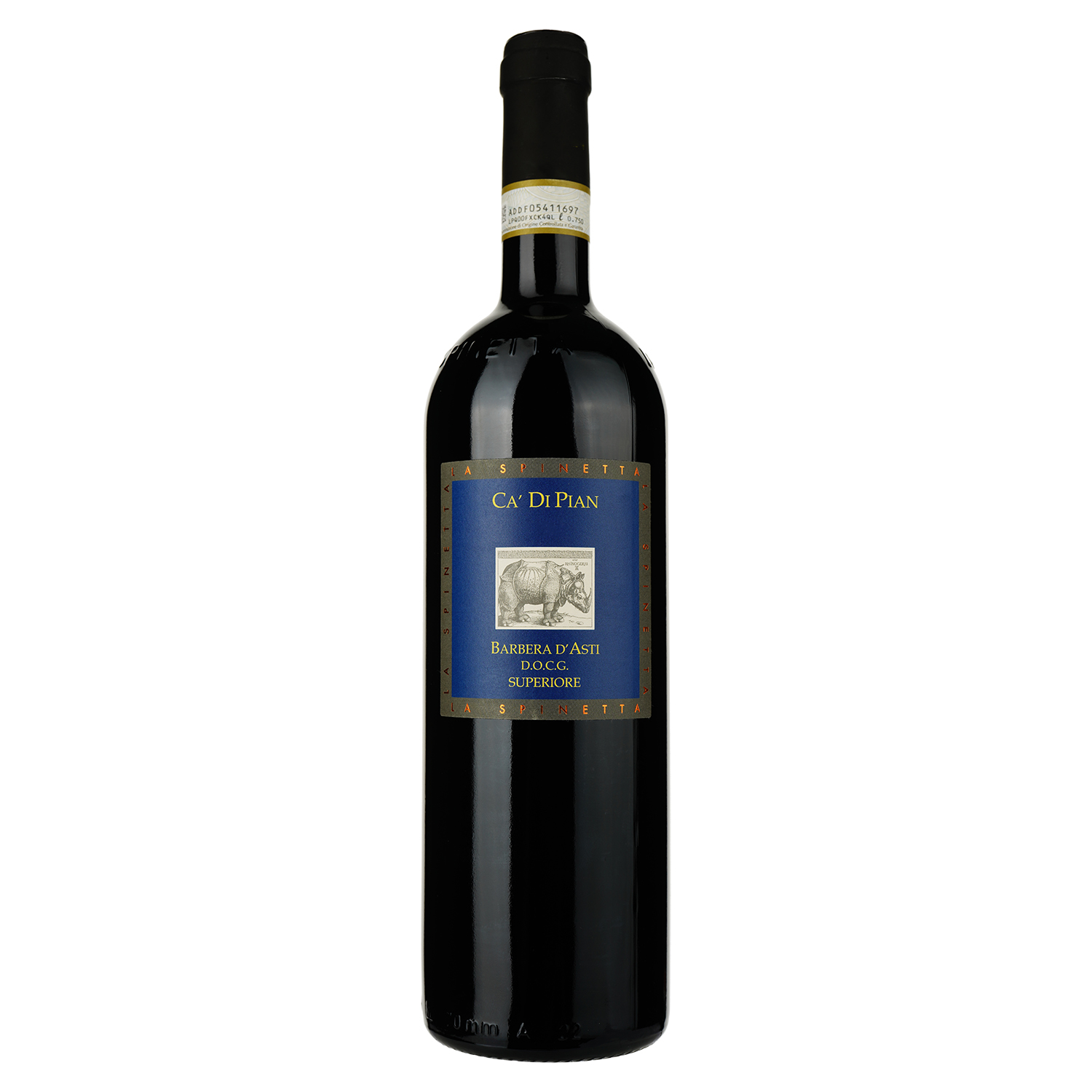 Вино La Spinetta Barbera d’Asti Ca di Pian, красное, сухое,14%, 0,75 л (8000017846797) - фото 1