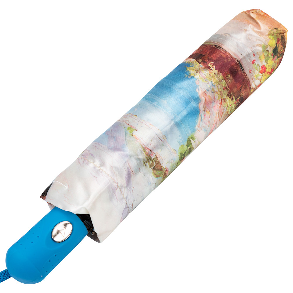 Женский складной зонтик полуавтомат Magic Rain 101 см разноцветный - фото 4