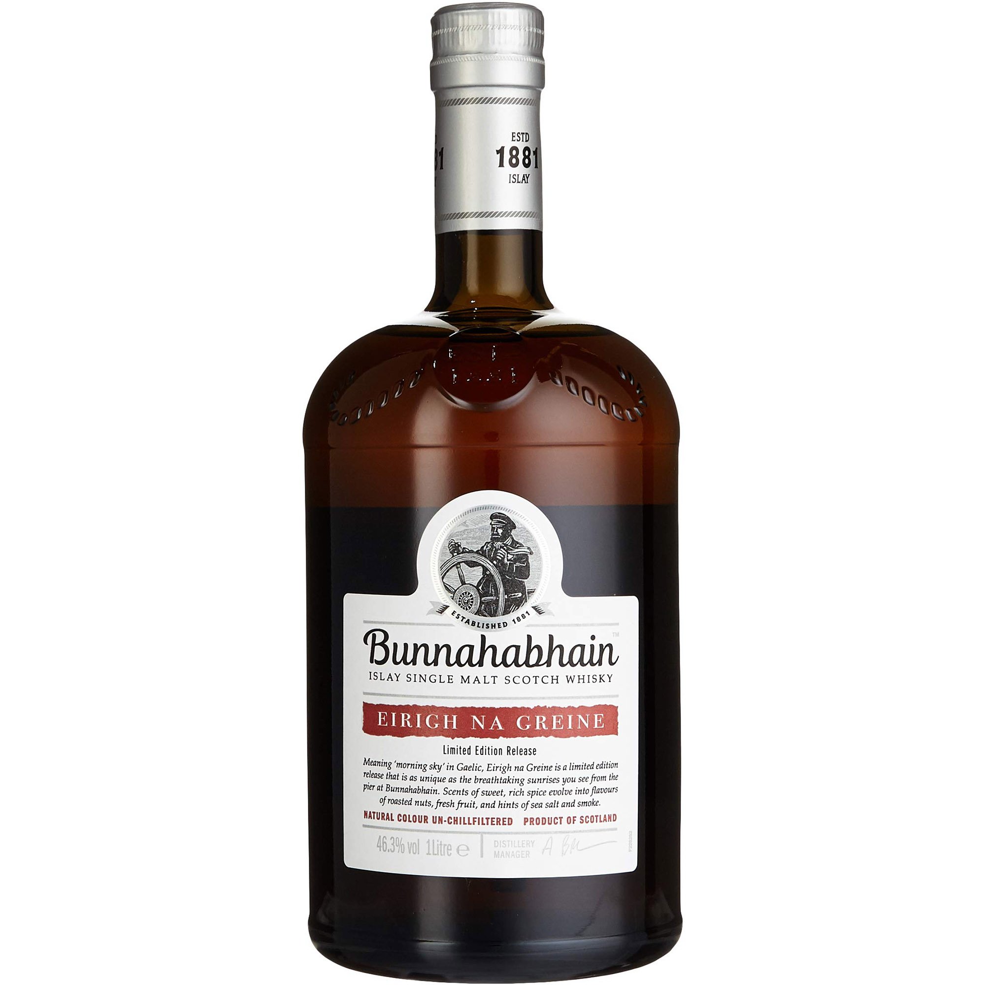 Віскі Bunnahabhain Eirigh Na Greine Single Malt Scotch Whisky 46.3% 1 л - фото 1