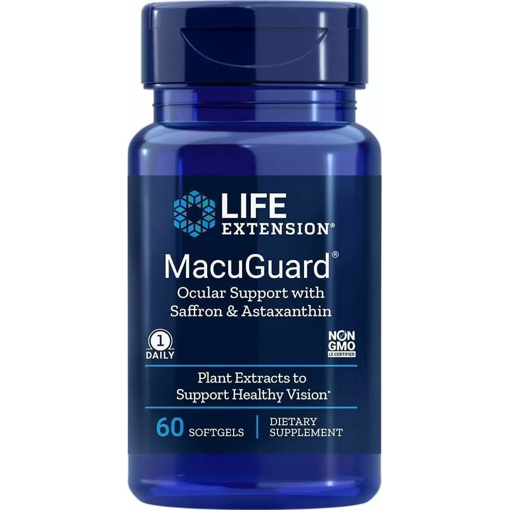 Комплекс для здоров'я очей Life Extension MacuGuard Ocular Support 60 капсул - фото 1