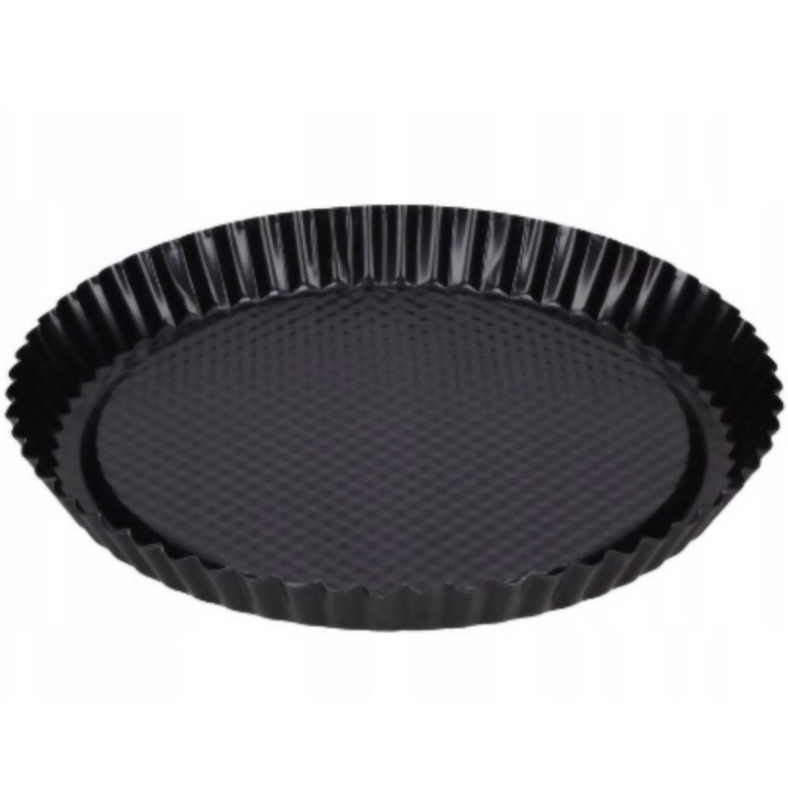 Форма для выпекания пиццы SNB антипригарная 20 см чорная (99028) - фото 1
