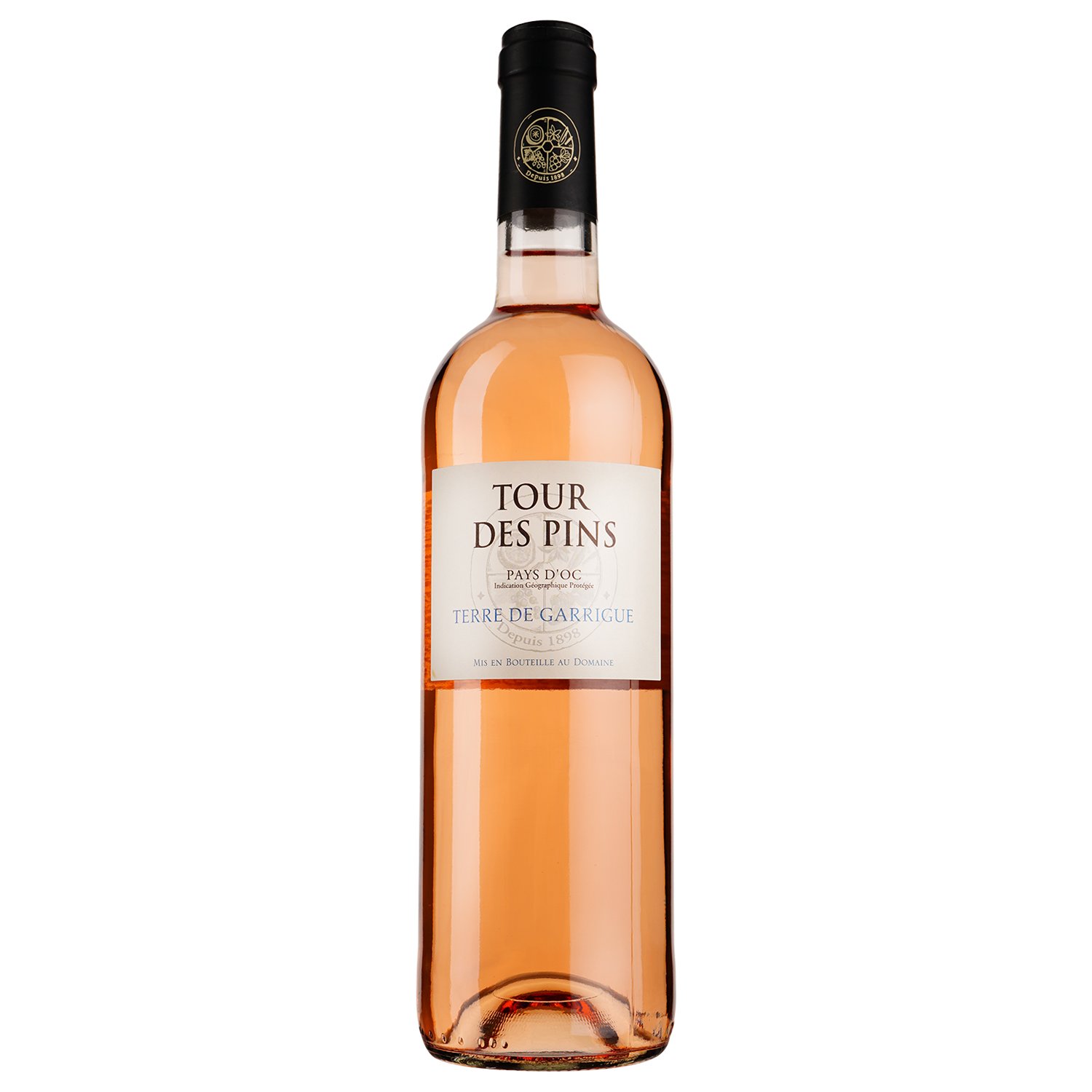 Вино Tour Des Pins Terre de Garrigue Pays D'oc IGP, рожеве, сухе, 0,75 л - фото 1