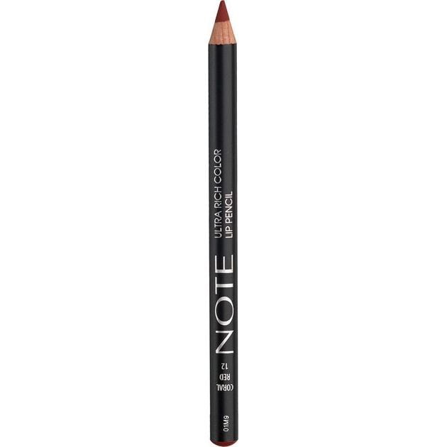 Олівець для губ Note Cosmetique Ultra Rich Color Lip Pencil відтінок 12 (Coral Red) 1.1 г - фото 2