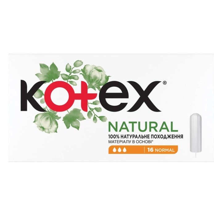 Гігієнічні тампони Kotex Natural Normal, 16 шт. - фото 2