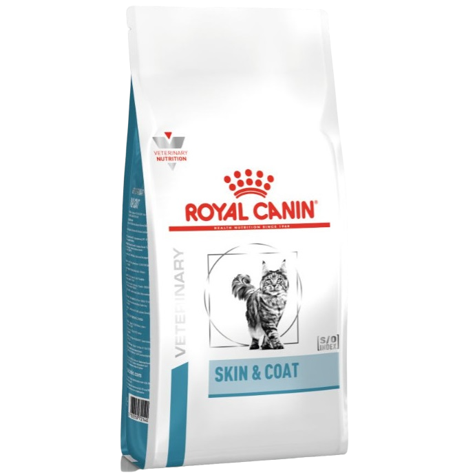 Сухой диетический корм Royal Canin Skin&Coat для кошек после стерилизации при дерматозе и выпадении шерсти, 1,5 кг (1323015) - фото 1