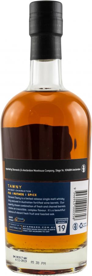 Виски Starward Tawny Cask Single Malt Australian Whiskey 50% 0.7 л в подарочной упаковке - фото 3