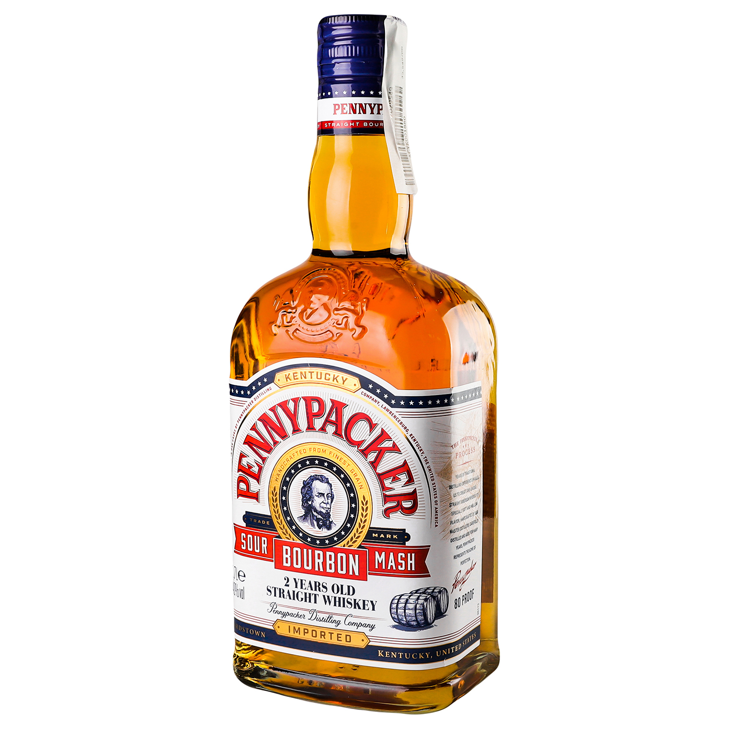 Виски PennyPacker Sour Mash Kentucky Straight Bourbon Whiskey 40% 0.7 л - фото 2