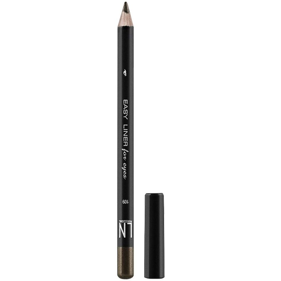 Карандаш для глаз LN Professional Easy Liner Eye Pencil тон 109 (Milk Chocolate) 1.7 г - фото 1