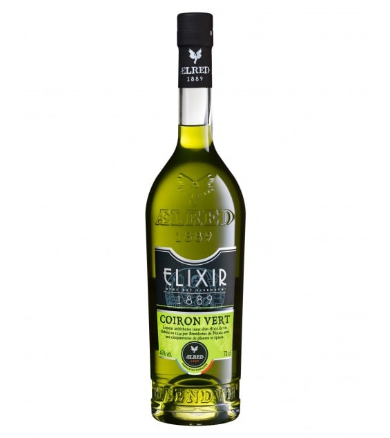 Ликер Aelred 1889 Elixir du Coiron Vert (Койрон Вер) 45% 0,7 л - фото 1